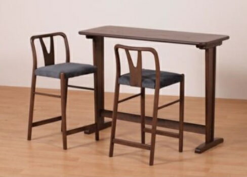 ハイテーブル・ハイーチェア 3点セット ハイテーブルバーテーブル バーチェア チェア2脚