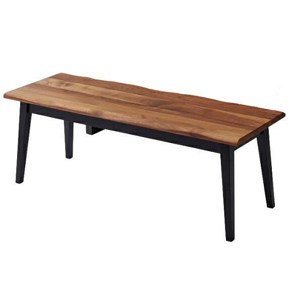 ダイニングベンチ ベンチチェア 2人用 2人掛け 幅115cm 木製 ウォールナット 無垢 イス 椅子 長椅子 ベ..