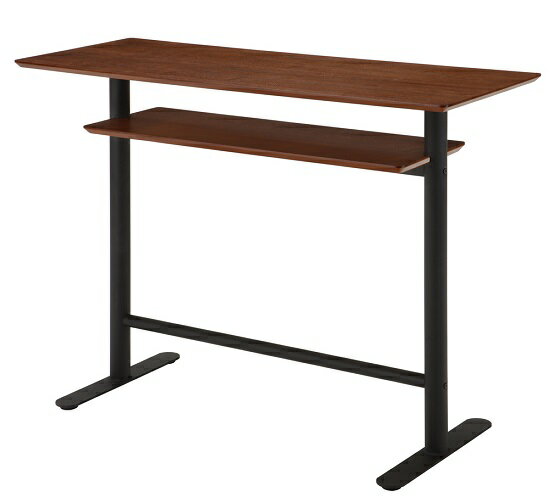 カウンターテーブル ハイテーブル バーテーブル 対面 幅120cm 高さ90cm 棚 収納 ハイテーブル デスク バーカウンターテーブル 木製 北欧 カジュアル シンプル モダン 北欧 おしゃれ 人気