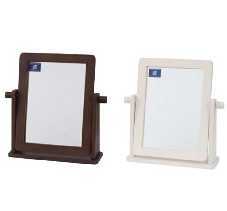 鏡 ミラー 卓上ミラー デスクミラー置き鏡 木製 幅30 鏡 かがみ 卓上 ミラー ドレッサー デスクミラー ..