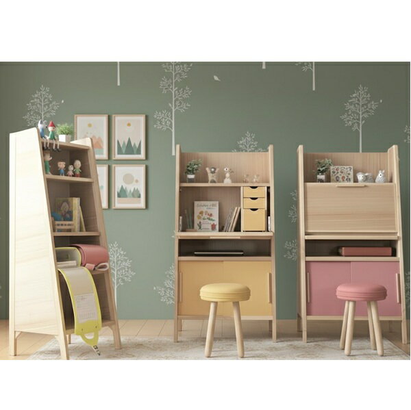 ライティングデスク 幅70cm タモ 天�