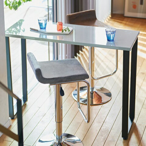 カウンターテーブル バーカウンター バーテーブル ハイテーブル デスク バーカウンターテーブル 鏡面仕上げ クールグレー 北欧 おしゃれ 人気
