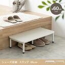 踏み台 ステップ 収納 幅60cm 高さ16cm 低い 子供 ペット シューズラック おしゃれ 玄関 玄関台 踏台 下駄箱 玄関収納 昇降サポート