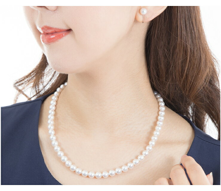 パール ネックレス ピアス セット 真珠 イヤリング ケース 金属アレルギー 安心 k14 14k 14金 シルバー925 レディース シンプル 仕事 フォーマル 式典 結婚式 冠婚葬祭 アコヤ 伊勢 日本製 あこや真珠 7-7.5mm 本真珠 誕生日 ギフト プレゼント 宝石鑑別書