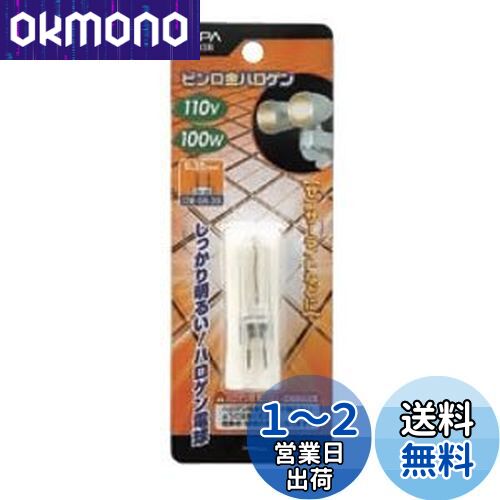 ELPA ԥϥ 100W G6.35 ꥢ G-1183B ()