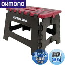 キャプテンスタッグ(CAPTAIN STAG) 踏み台 ステップ 椅子 折りたたみ ステップ Sサイズ レッド UW-1510
