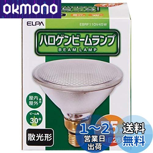  (ELPA) ϥӡ׻  ŵ 500lm 45W E26 EBRF110V45W