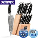 Nanfang Brothers 15点包丁セット 67層 ダマスカスV金10号 三徳包丁 牛刀包丁 シェフナイフ ?ぱんきり 柳刃包丁 実用包丁 ペティナイフ キッチンハサミ 切れ味良い 錆びにくい フルーツナイフ 包研ぎ棒と包丁立て付き 多機能 調理器具 野菜・肉・果物切り 調理/家庭/業