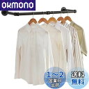 IBUYKE ハンガーラック アイアン 工業用パイプ衣類ラック 幅87cm たっぷり収納 アンティーク調 壁取り付け式 省スペース DIY 多目的吊り棒 おしゃ...