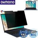 GFCFILM 12.5インチ(16:9) マグネット式 覗き見防止フィルター プライバシーフィルター ブルーライトカット 反射防止 PC パソコン ノートブッ...