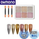 Phyxiul オーロラパウダー ミラーパウダー 固形 ネイルパウダー 6色パレット ミラーネイル パウダー ネイルアート レジン カラー ネイルパーツ 自宅D...