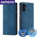 QLTYPRI Samsung Galaxy A54 5G ケース 手帳型 SC-53D/SCG21 ケース ギャラクシーA54 5G ケース 手帳型 本革 人気 高級PUレザー TPU バンパー カード収納 横置き機能 サイドマグネット 耐衝撃 耐摩擦 指紋防止 Galaxy A54 用 カバー - ブルー