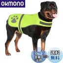Candofly 安全のための反射犬ベスト - 高視認性蛍光ペットベスト軽量ジャケット犬服反射犬ハーネス夜の散歩狩猟キャンプ用 (緑, 大きい)