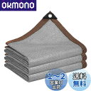 【送料無料】晨陽小店 遮光ネット3M*4M 日除けシェード 屋外 農業 園芸用 グレー シェード高密度ポリエチレン 紫外線から守る ベランダ 窓 カーポート ル...