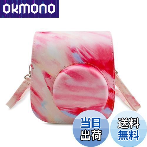 【送料無料】HIYQIN チェキケース,FUJIFILM instax mini12/11/9/8+/8ケース 可愛いカメラバッグ ショルダーストラップ付き P...