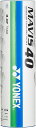ヨネックス(YONEX) バドミントン シャトル メイビス40P (ナイロン+合成コルク) 6個入り MIDDLE(適正温度12~23度) M-40P