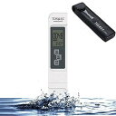 ZOYUBS TDS ECメーター 水質測定器 TDS計 水分計 TDS メーター EC測定器 TDS測定器 測定範囲 0-9990μS/cm 0-9990ppm 水温 TEMP PPM検査 水族館 飲料水 プール 温泉 水耕栽培 純水機 不純物チェック 浄水機に反浸透 測定温度補償機能 導電率検出 PPM検査 水族館 水耕栽培