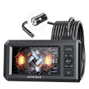 DEPSTECH ファイバースコープ カメラ デュアルレンズ 1080P 4.3インチLCDモニター搭載 内視鏡カメラ 7.9MM 超薄型レンズ IP67防水検...