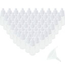 RILIHII【100個セット】 10ml ドロッパーボトル スポイトボトル プラスチックスポイト瓶 スポイトタイプ容器 プラスチック pe材料 エッセンシャル...