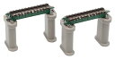 トミーテック(TOMYTEC) TOMIX Nゲージ 上路式ガーダー橋 S70 (F) 深緑 2本セット (PC橋脚・4本付) 3274 鉄道模型用品