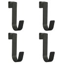KDSSYFT ドア掛けフック ドアフック ドアハンガー タオルハンガー 金属フック カバン掛け S字フック 吊るす 省スペース 玄関 扉 服 帽子 ドア掛け用...