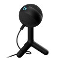 Logicool G ゲーミングマイク YETI ORB コンデンサーマイク G-YETI-ORB-BK ストリーミング配信 ノイズ軽減 RGB LIGHTSY...