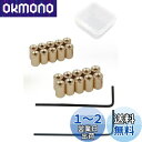 YFFSFDC ピンバッジのピンバッチ 6×5mm 20個セットネジ式キャッチ 留め具 金具 収納ケース付 (金色)