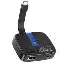 Cable Matters ポータブル 48Gbps USB C HDMI 2.1 変換アダプタ 100W PD 4K 120Hz / 8K 60Hz HDR ...