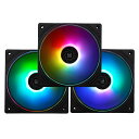 THERMALRIGHT TL-S12-S X3 CPU ファン 120mm ARGB の場合のクーラー ファンは ARGB の照明効果、1500RPM 速度の PC PWM の無声コンピュータ ファン、CPU冷却ファン ホワイト(TL-S12-S X3)(2)