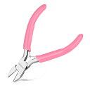 LEONTOOL ミニニッパー 工具 手芸 バネ付 小型ニッパー 斜めプライヤー ワイヤーニッパー ミニマイクロ プラスチックニッパー 切る 細かい作業 切断刃...