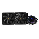 Thermalright Frozen Prism 240 Black 水冷CPUクーラー、液体CPUクーラー、120mm PWMファン×2、S-FDBベアリング、AMD/AM4/AM5、INTEL LGA1150/1151/1200/2066/1700 用ワンピース型水冷クーラー(2)