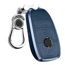 PELKERDR Mercedes Benz ベンツ キーケース 金属+レザー キーカバー キーホルダー A クラス B クラス C クラス E クラス S ク...