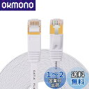 LANケーブル 40m フラットケーブル CAT6準拠 1Gbps/250MHz ランケーブル RJ45コネクタ 1.5mm厚 やわらか イーサネットケーブル サーバー 企業様向け 業務用 カテゴリ6