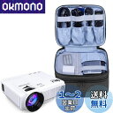 Luxja 小型プロジェクターバッグ ケースのみ DR.J/QKKミニプロジェクター対応 保護・収納・キャリング・持ち運び 黒