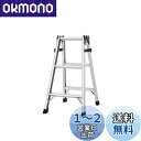 長谷川工業(Hasegawa) アルミ軽量はしご兼用脚立 天板トレー付 (81cm) RC2.0-09 (16320)