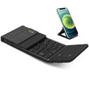 Ewin Bluetooth キーボード 折り畳み ワイヤレス キーボード フルサイズ タッチパッド搭載 3つデバイス同時切替可能 Type-C充電式 Wind...