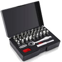 ラチェットレンチ 工具セット ビット差込 6.35mm(1/4