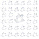 ケーブルクリップ コードクリップ コードフック 4階段調整可能ケーブルクリップ 18mm×13mm ケーブルまとめ コード収納 結束固定 接着ワイヤーコード ケ...