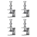 Hitchlike Cクランプ 4個セット 開口部30mm クランプ ステンレス製 金具開口クランプ 広口クランプ 工業用溶接/家庭/金属加工用