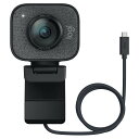 ロジクール Webカメラ C980GR フルHD 1080P 60fps ストリーミング AI オートフォーカス 自動露出補正 手ブレ USB Type-C ウェブカメラ ウェブカム PC Windows Mac スマホ YouTube グラファイト 国内正規品