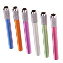 【送料無料】鉛筆延長ホルダー 補助軸 鉛筆キャップ 補助軸6本セット6色 鉛筆延長 アシスト 校 子供 矯正 鉛筆持ち方 延長用 鉛筆キャップ 鉛筆エクステンダ ワンヘッドメタルハンドルペンホルダー