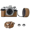 VOVMOEYA カメラケース For Olympus OM-5/OM-D E-M5 III,OM-5ボディケース For Olympus E-M5 IIIカメラケース OM5 カメラ保護カバー PUレザー D状ネジ穴付き 底面開閉 電池交換 全面保護 ストラップ付き 16-50mm用レンズキャップ付きーココア