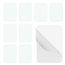【送料無料】iitomu スチールプレート 金属プレート マグネット吸着用 【超強力/吸着力UP】 ステンレス板 磁石がくっつくシート マグネット補助板 壁をマグネットにする 白 ホワイト お風呂 浴室 65×45mm 板厚0.5mm 10枚セット