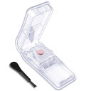 【送料無料】Opret 薬カッター ピルカッター 錠剤カッター 半割 切りやすい 携帯用 薬 カッター クリア