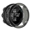 【送料無料】Miimall Garmin(ガーミン) Swim2 専用ケース Garmin Swim2 カバー ソフト TPU材質 ぴったり対応 擦り傷防止 軽量 防衝撃 ガーミン Swim2 保護ケース バンパー(ブラック)