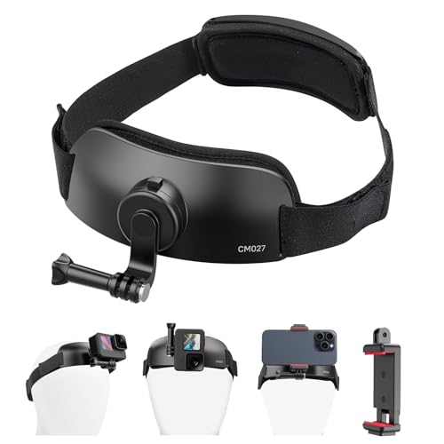【送料無料】[YILIWIT] Ulanzi ヘッドストラップ マウント 頭部固定ベルト GoPro用アクセサリー アクシ..