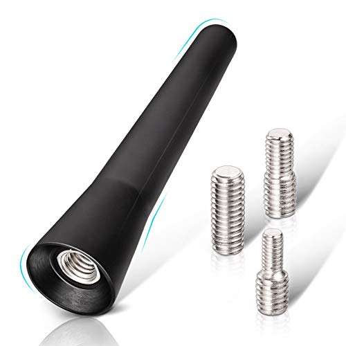 【送料無料】BINGFU 車のアンテナ FMの屋根アンテナ 6.5cmの小型ラジオアンテナ 強力なFM/AM受信と短い