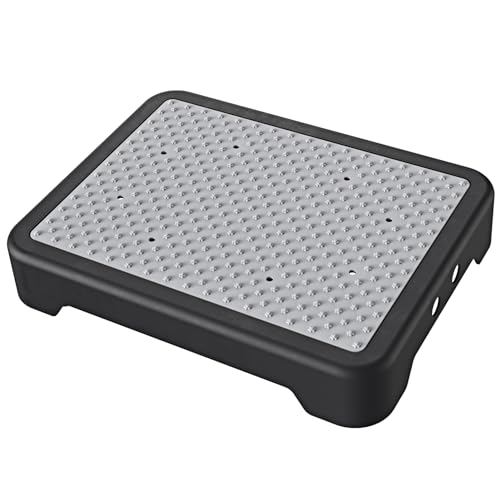 【送料無料】SPACEKEEPER 踏み台 低踏み台 段差解消 伸縮可能 踏台昇降用トスツール 足置き 乗り降り 滑り止め 補助 介助 車 乗り降り 玄関 浴室 高齢 介護 お年寄り/子供向け 耐荷重250kg 42×32×7.1~10.2cm