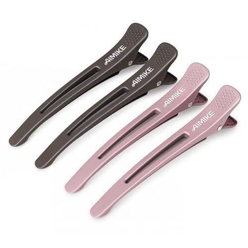 【送料無料】AIMIKE ダッカール 跡がつかない ヘアクリップ 髪留め メンズ クリップ 美容師 業務用ダッ..