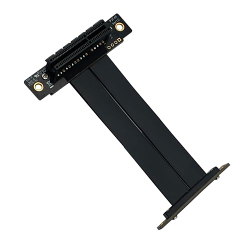 【送料無料】10Gtek PCIE 3.0 延長ケーブル 4X to 4X オス-メス ストレート to 90° エクステンダーライ..